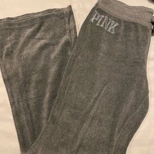VS PINK Velour Pants